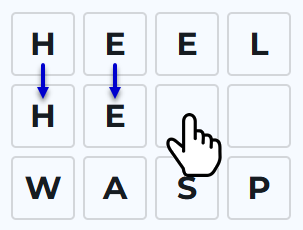 Illustration of jumping to a position